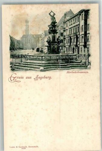 Augsburg Denkmal Herkulesbrunen