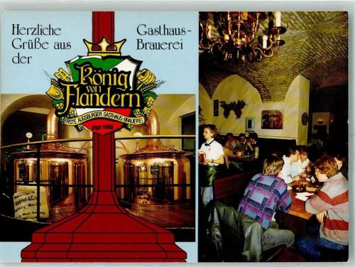 Augsburg Gasthaus Brauerei König von Flandern