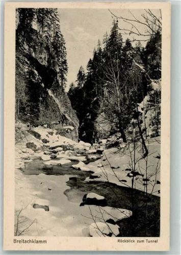 Oberstdorf Breitachklamm Rückblick zum Tunnel Fotograf Pfleghaar