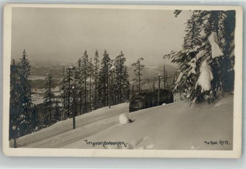 Oslo Straßenbahn Holmenkolmen Winter