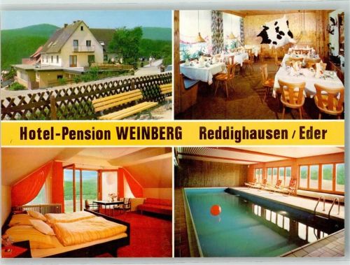 35116 W3559 Reddighausen - Hotel Pension Weinberg Hallenbad
