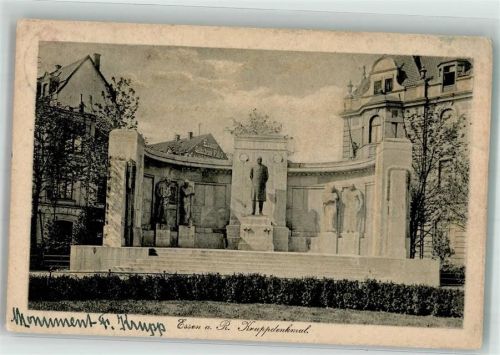 Essen 1912 Denkmal Krupp