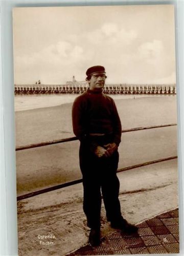 Ostende Beruf Fischer Trinks-Bildkarte Reihe 177 Bild 11