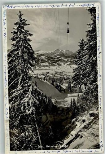 Oberstdorf Seilbahn Nebelhornbahn Winter