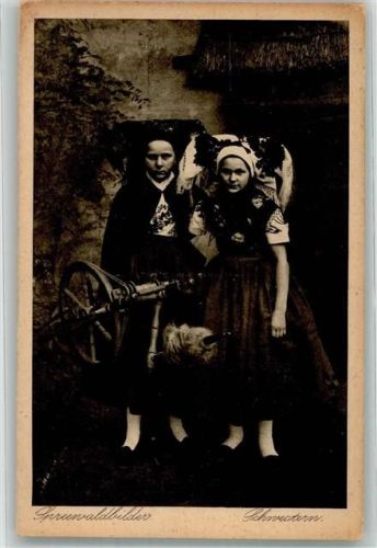 Schwestern Spinnrad