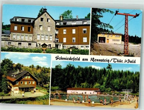 Schmiedefeld Schwimmbad Seilbahn Pension Stutenhaus