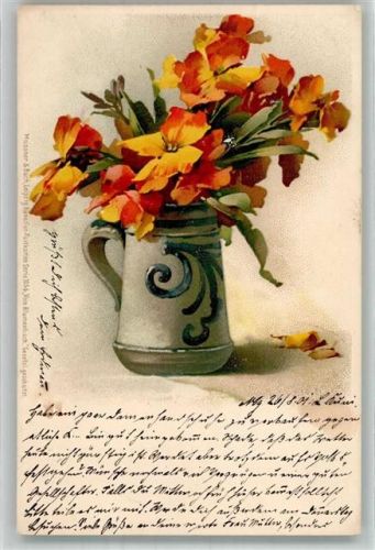 1901 Vom Blumentisch Serie 1054