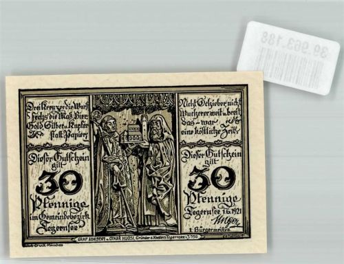 Tegernsee 1921 30 Pfennig Kloster