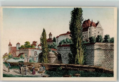 Nürnberg Die Kaiserburg Hüttenstempel Hans-Sachs-Haus