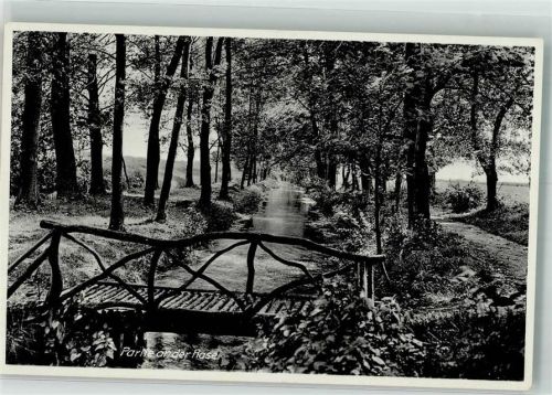 Tiefenbrunn Rasemühle Holzbrücke über die Rase Verlag Kettling & Krüger Nr. 25599