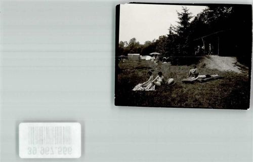 Langscheid Camping Ort handschriftlich Foto Original aus Archiv eines Ansichtskartenverlags