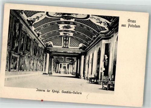 Potsdam Inneres der Königl. Gemälde-Galerie