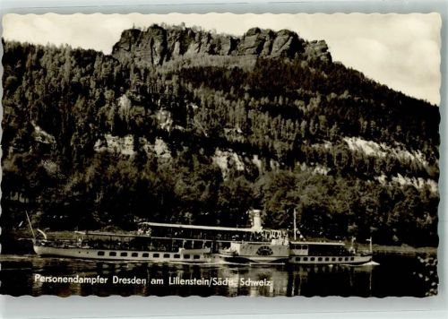 Dresden Personendampfer am Lilienstein