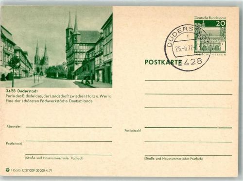Duderstadt 1972 Kirche