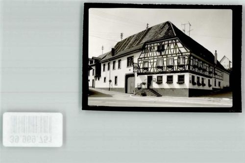 Söllingen Gasthaus Schwanen Foto Original aus Archiv eines Ansichtskartenverlags Ort handschriftlich