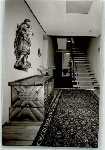 84489 W8263 Burghausen , Salzach FOTO KEINE AK Hotel Glödelhofer Flur Foto Original aus Archiv eines Ansichtskartenverlags Ort handschriftlich