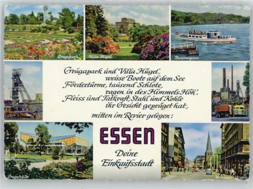 Essen Grugapark, Villa Hügel, Baldeneysee, Grugahalle, Kettwiger Straße, Kirche