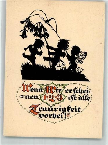 Scherenschnitt Engel Elfen Nr. 11