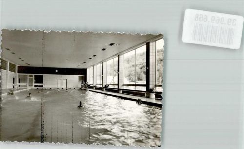 Prüm Hallenschwimmbad Foto Original aus Archiv eines Ansichtskartenverlags Ort handschriftlich