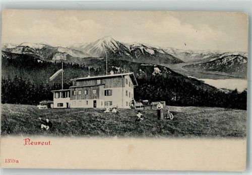 Tegernsee Posthilfstelle Neureut Hüttenstempel Neureut-Haus