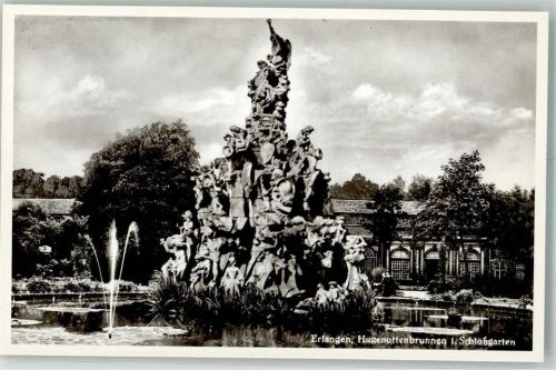 Erlangen Hugenottenbrunnen im Schlossgarten