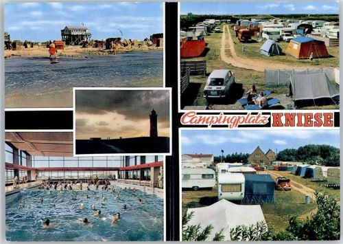St. Peter-Ording Campingplatz Kniese , Landkarte , (keine Ak-Einteilung)