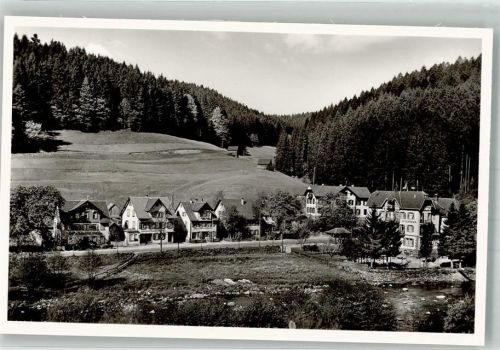 Schönmünzach mit Hotel Waldhorn im Murgtal