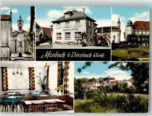 Meßbach Gasthaus Zum Pflug Dreifaltigkeitskirche Schloss Meßbach