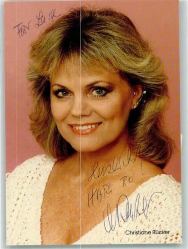 Chistiane Rücker Autogramm