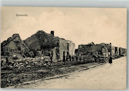 Epinonville 1915 Feldpost WK I Landw.Inf.Regt. Nr. 27