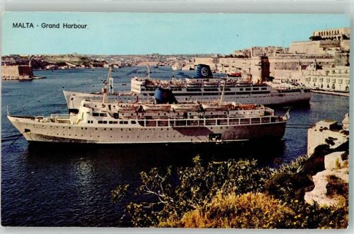 Valletta 1981 Hafen