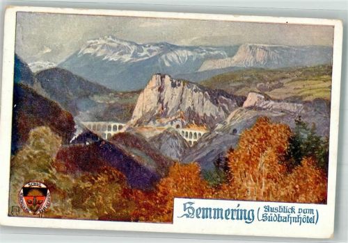 Semmering-Kurort Blick v. Südbahnhotel Deutscher Schulverein Karte Nr. 450