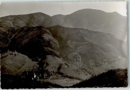 St. Trudpert Fliegeraufnahme vom Kloster Foto Original aus Archiv eines Ansichtskartenverlags Ort handschriftlich