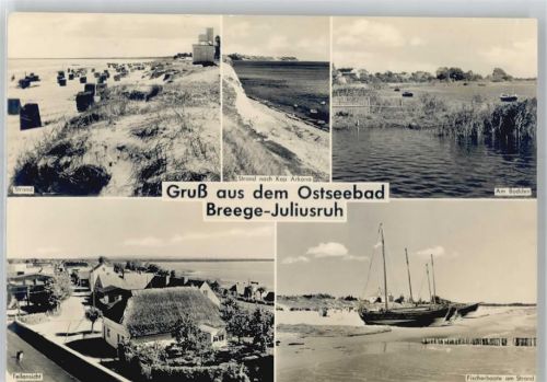 18556 O2338 Breege - Strand, Bodden, Kap Arkona
