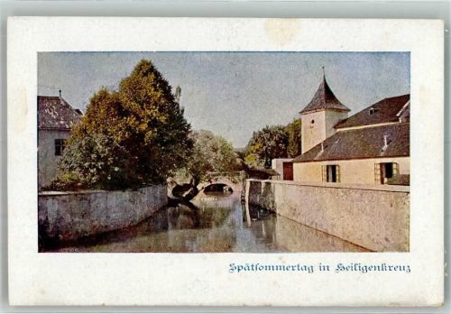 Heiligenkreuz Foto Dr. Eugen Kvapil Spätsommertag Deutscher Schulverein Karte Nr. 909
