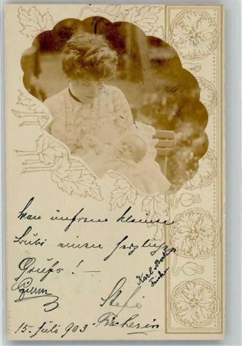 1903 Mutter Kind