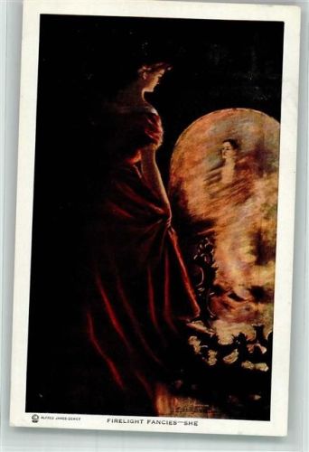 Frau Firelight Fancies She sign. Alfred James Dewey