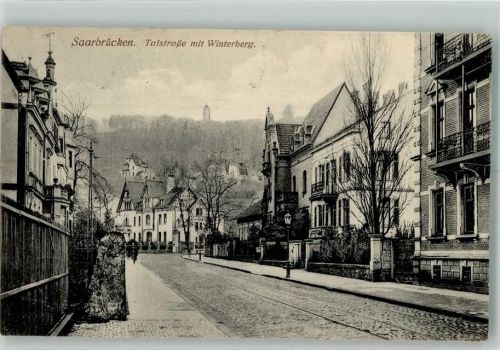Saarbrücken 1915 Feldpost WK I Talstrasse