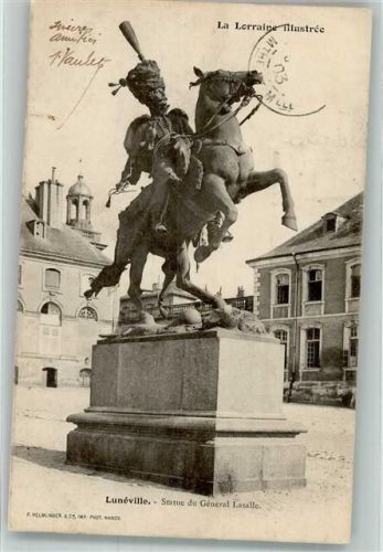 Luneville 1903 Reiterstandbild von General Lasalle