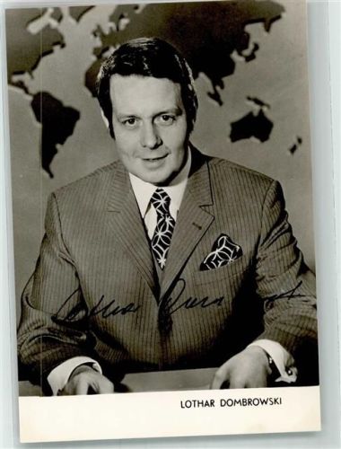 Lothar Dombrowski Moderator Autogramm