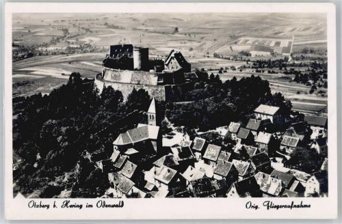 Hering Fliegeraufnahme, Ortsansicht, Otzberg