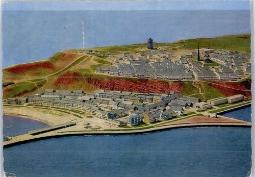 Helgoland Oberland , Fliegeraufnahme