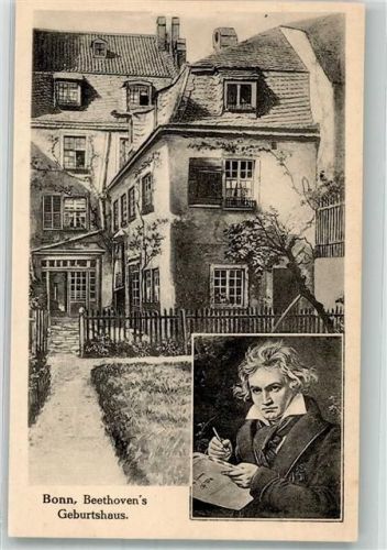 Bonn Geburtshaus Kunstverlag Wilhelm Köhler Nr. 3254