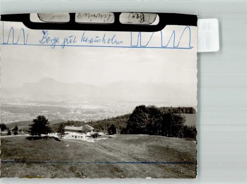 Ainring Vogelschau Striche a. d. Bildseite Ort handschriftlich Foto Original aus Archiv eines Ansichtskartenverlags