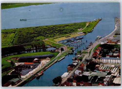 Glückstadt Teilansicht, Hafen