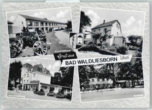 Bad Waldliesborn Kurmittelhaus, Wappen, Haus Ortkemper, Kurverwaltung, Kurhaus