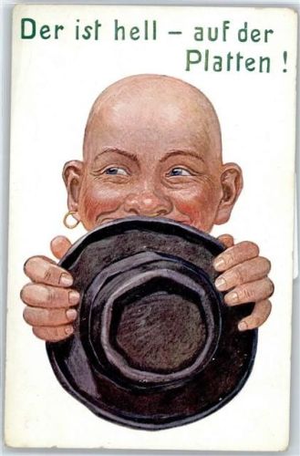 Glatze , Humor Haarmode