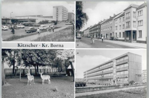 04552 O7200 Borna b Leipzig - Ortsansicht, Kleintierzoo