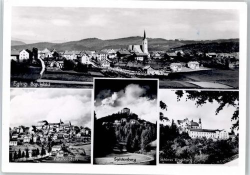 Eging Kirche, Ortsansicht, Fürstenstein, Schloss Englburg