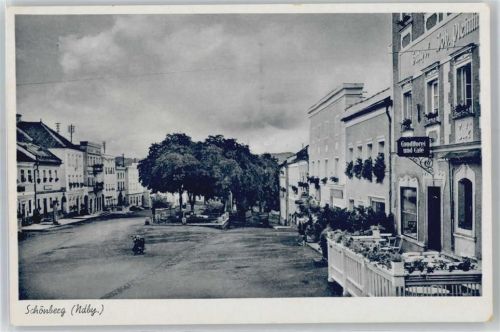 94513 W8351 Schönberg , Niederbay - Gasthaus , Marktplatz